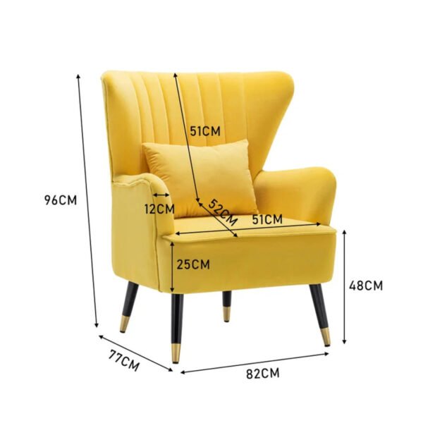 Solara Wingback Accent Chair