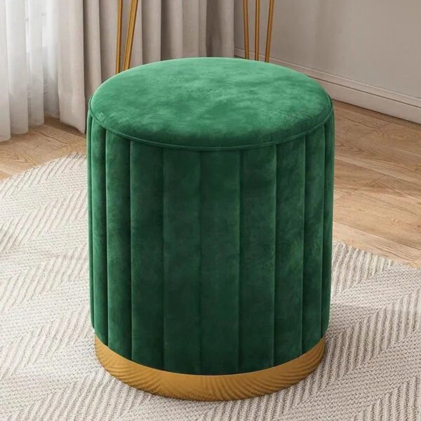 Veloura Luxe Upholstered Ottoman