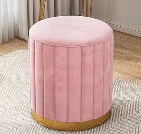 Veloura Luxe Upholstered Ottoman