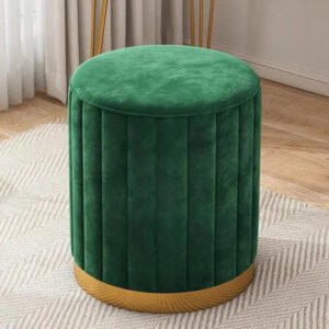 Veloura Luxe Upholstered Ottoman