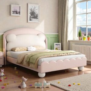Luna Scallop Luxury Upholstered Bed