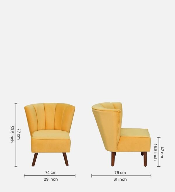 Amber Channel Back Accent Chair