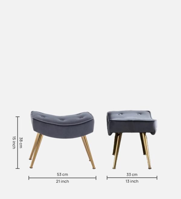 Royale Tufted Lounge Chair With Ottoman